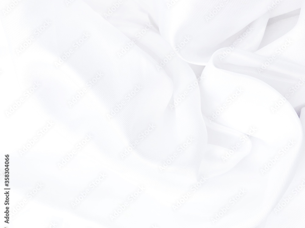 Obraz premium White cloth pattern texture ground.