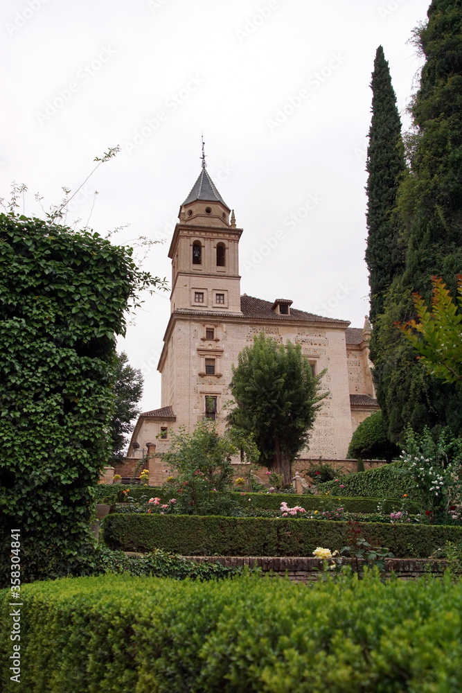 St Mary Church of the Alhambra the building of which was completed in the 17th century Granada Spain