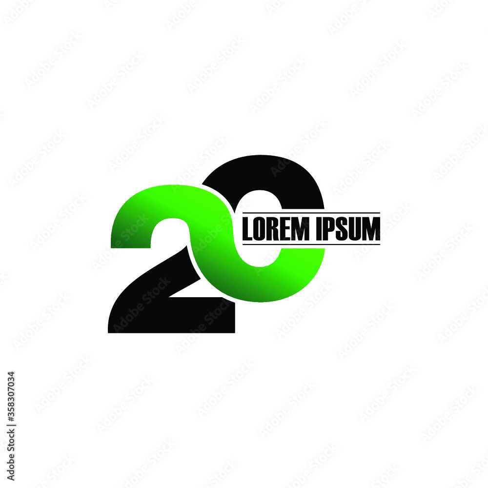 Letter 2C logo design vector. monogram logo vector illustration. Stock ...