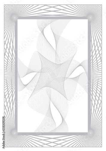 Grey Abstract background certificate.
Illustration of grey background with wavy cross motif.Vector available.