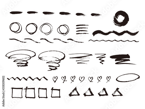 筆書きパーツ6