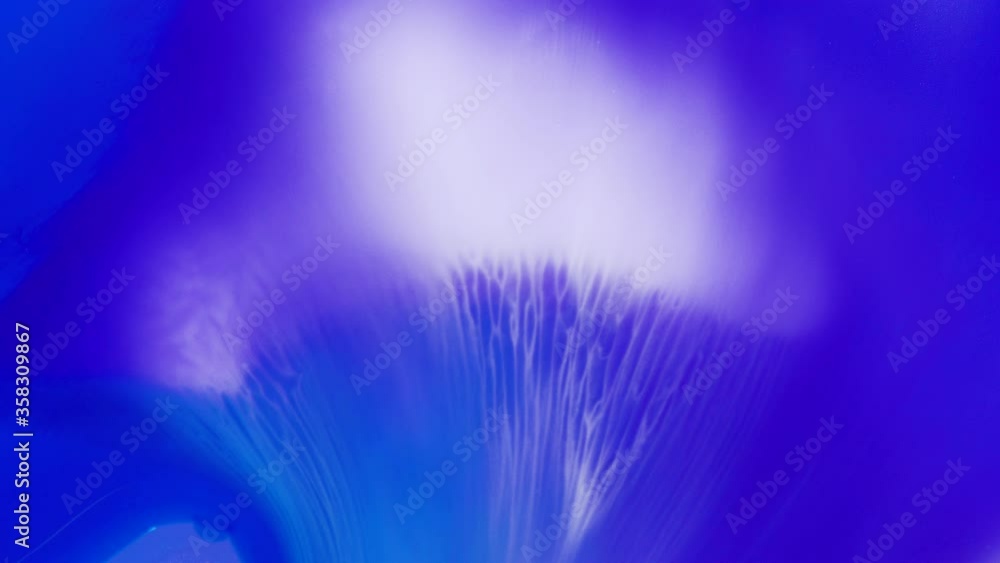Abstract Liquid Art - Ink Colours - Purple White, UHD