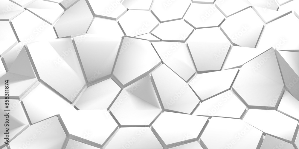 White Geometric Poligon Abstract Background White Geometric Poligon Abstract Background