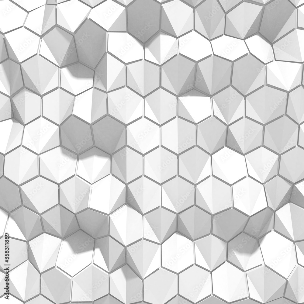 White Geometric Poligon Abstract Background White Geometric Poligon Abstract Background
