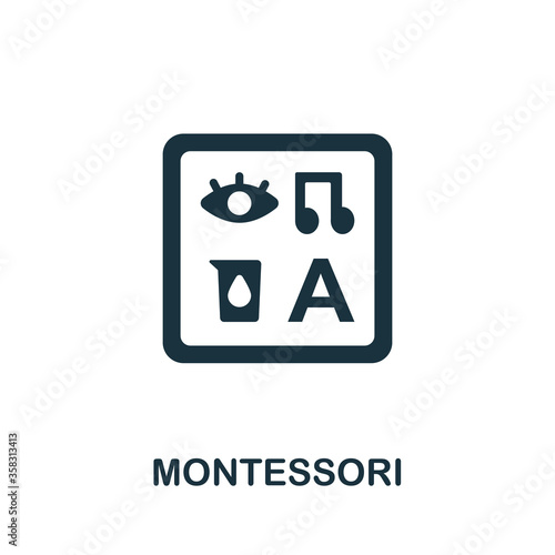Free Download Montesori icon. Simple element from child development collection. Creative Montesori icon for web design, templates, infographics and more - GFXLoad