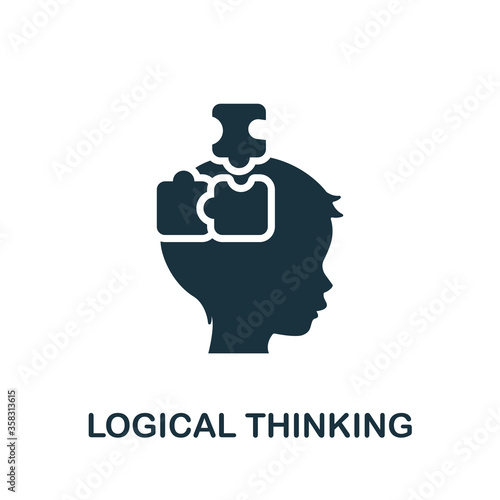 Logical Thinking icon. Simple element from child development collection. Creative Logical Thinking icon for web design, templates, infographics and more