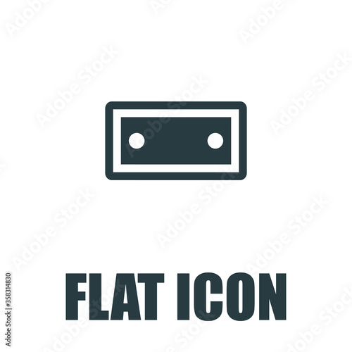 Tape Icon Flat