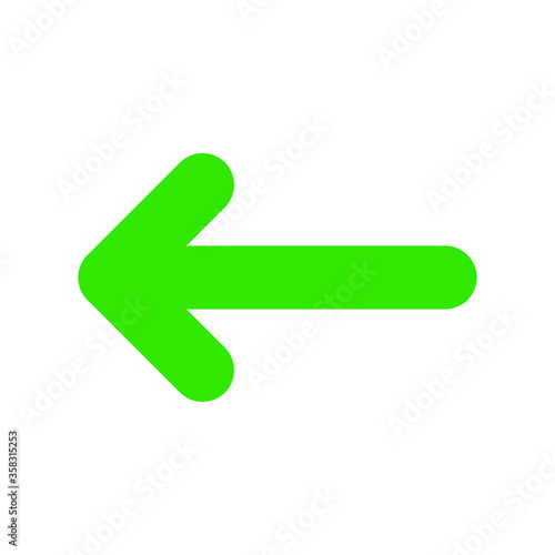 green arrow sign