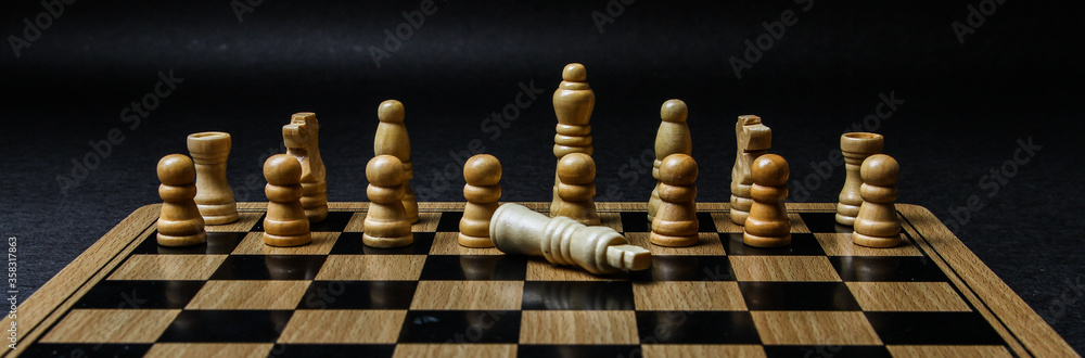 chess board on a chessboard