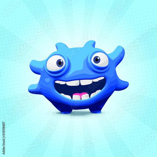 Vector Funny Monster