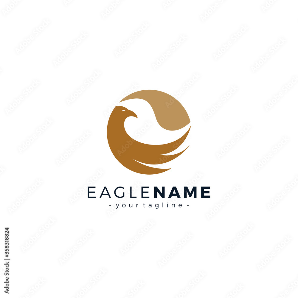 Obraz premium Eagle Logo Abstract