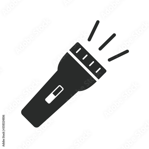 flashlight icon vector design illustration