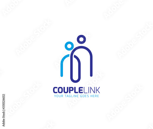 Couple link logo	

