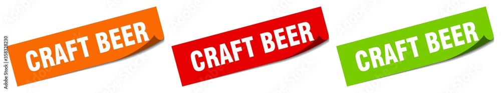 craft beer sticker. craft beer square isolated sign. craft beer label craft beer sticker. craft beer square isolated sign. craft beer label