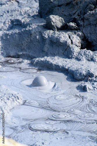 Mud in Namafjall, a high-temperature geothermal area in Iceland © Anton Ivanov Photo