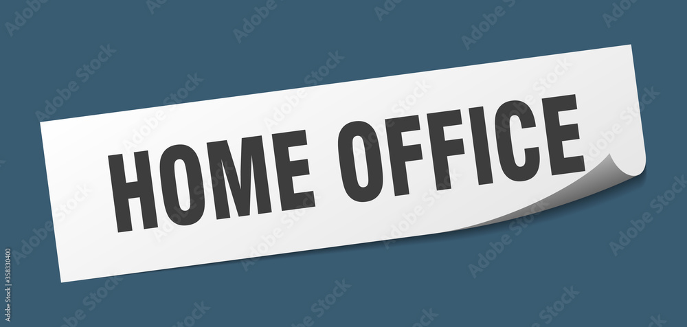 home office sticker. home office square isolated sign. home office label home office sticker. home office square isolated sign. home office label