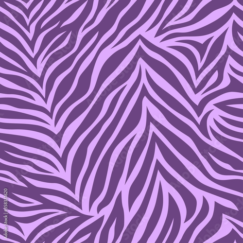 Animal print, zebra texture. Endless texture for fabric and paper print, scrapbooking. Violet african safari design.