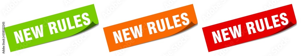 new rules sticker. new rules square isolated sign. new rules label new rules sticker. new rules square isolated sign. new rules label