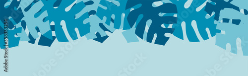 sfondo, foglie, piante, palma, tropicale, giungla