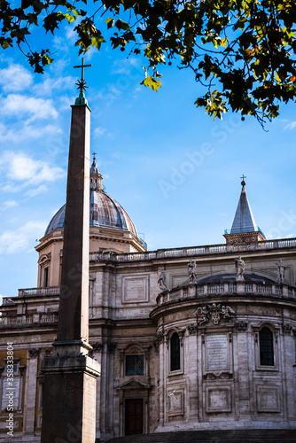 The Basilica of Saint Mary Major in Rome, Italy