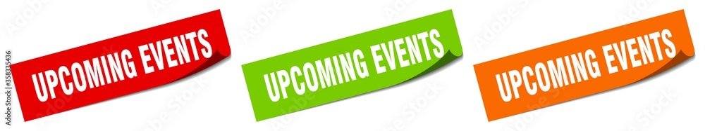 upcoming events sticker. upcoming events square isolated sign. upcoming events label upcoming events sticker. upcoming events square isolated sign. upcoming events label