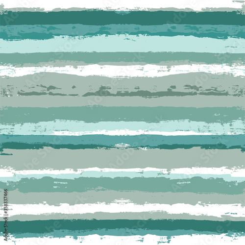 Striped pattern, multiply blue stripe seamless background. Hand drawn sea brush strokes. Vector grunge stripes, multiply navy paintbrush line backdrop