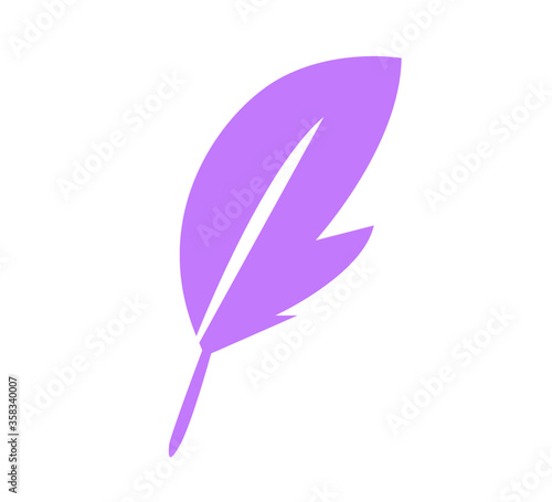  羽　ペン　(紫)