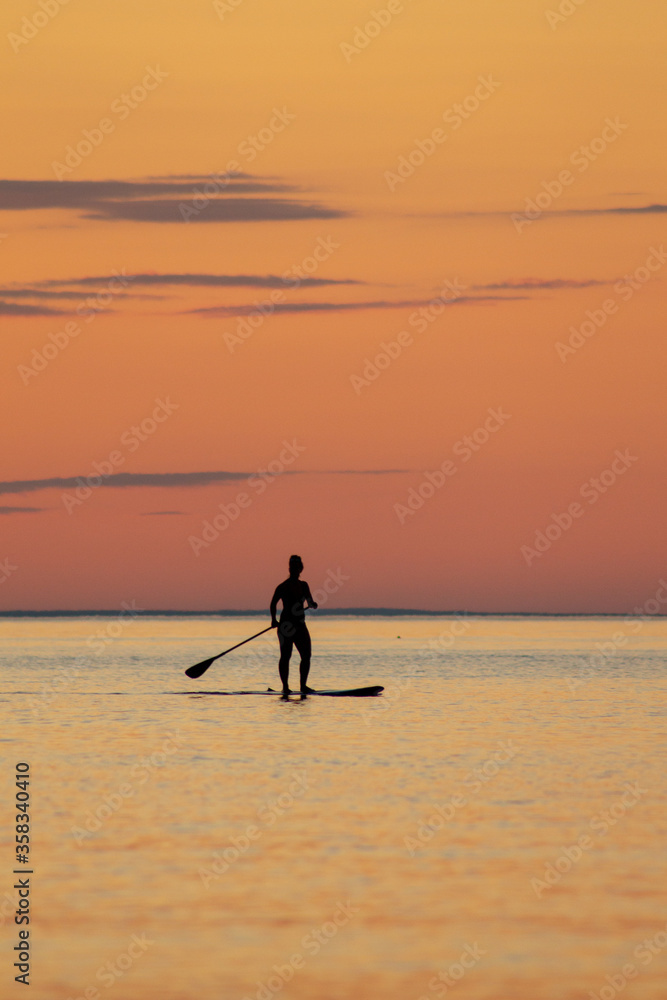 Sunset Paddleboard