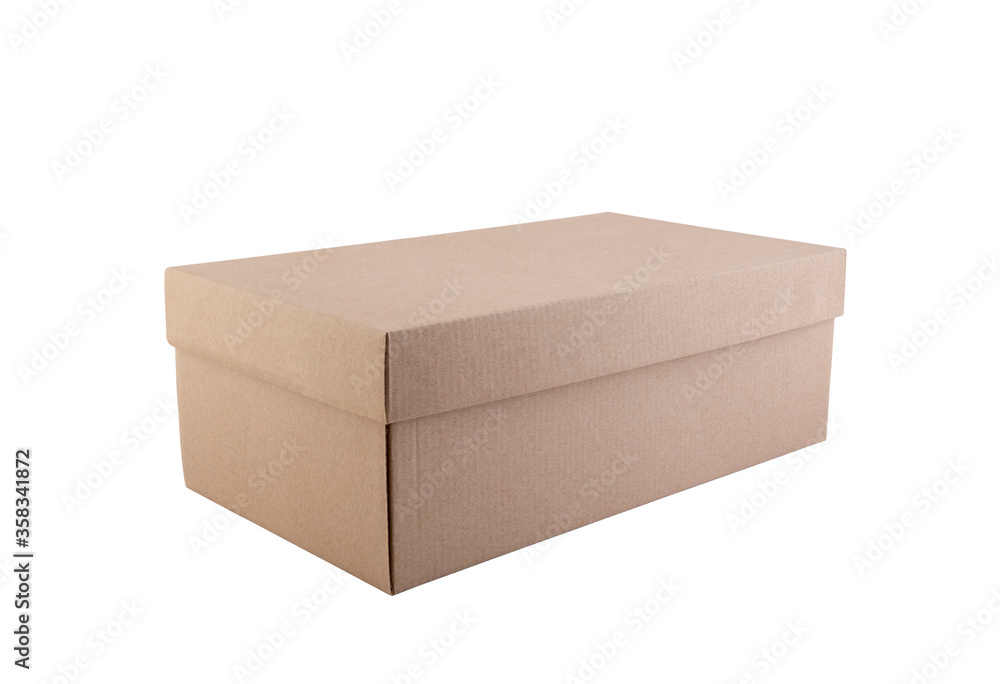 Cardboard box isolated on white background with clipping path Cardboard box isolated on white background with clipping path