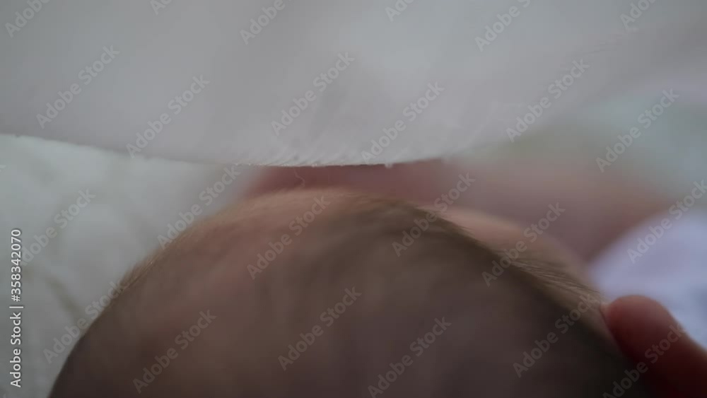 Newborn baby, large depth of field closeup Newborn baby, large depth of field closeup