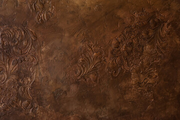 Brown vintage texture with divorces