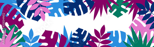 sfondo, foglie, piante, palma, tropicale, giungla