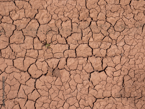 Risse im Boden Klimawandel Trockenheit