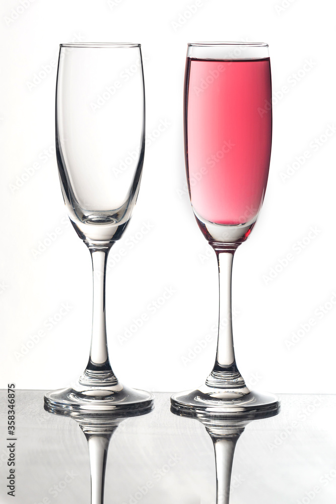 Fototapeta premium glass of red wine