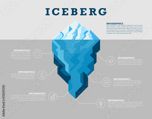 Infographic design template. Creative concept with 6 steps