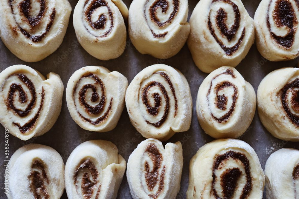 Fototapeta premium Cinnabon cinnamon rolls
