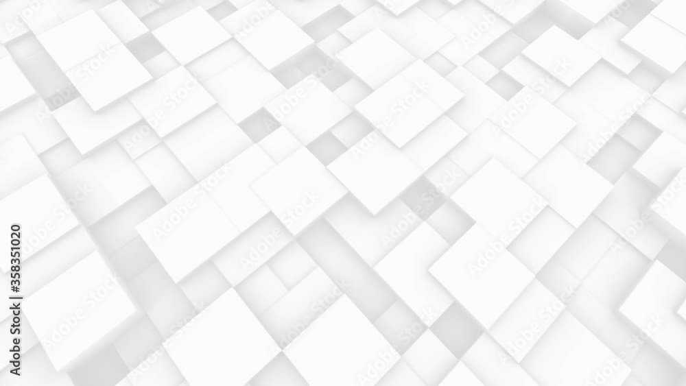 abstract 3d white cubes animation background 4K. Animated shapes background. 4k render footage. Seamless loop. abstract 3d white cubes animation background 4K. Animated shapes background. 4k render footage. Seamless loop.