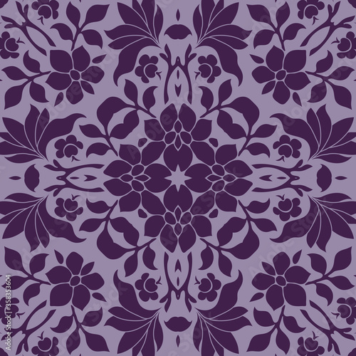 Purple styled seamless repeat pattern wall tiles, Decor For home, Moroccan tiles, ornaments, or wall decor on marble, it also can be used for wallpaper, linoleum, textile, webpage