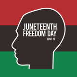 juneteent freedom day june 19, emancipation day in 19 june, African-American history and heritage. banner, poster, etc.