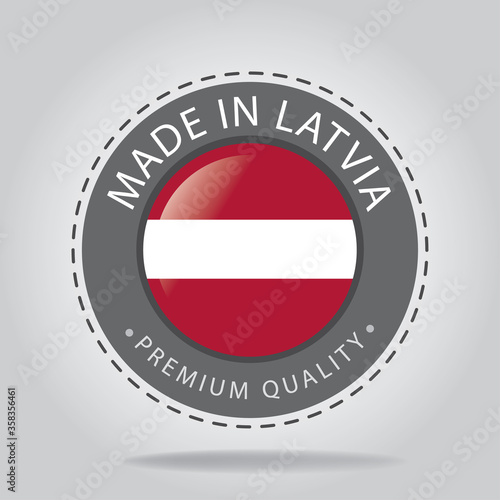 Free Download Made in LATVIA Seal, LATVIAN National Flag (Vector Art)
 - GFXLoad