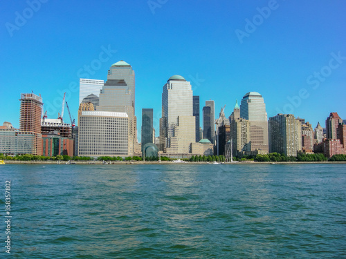 New York city panorama united states