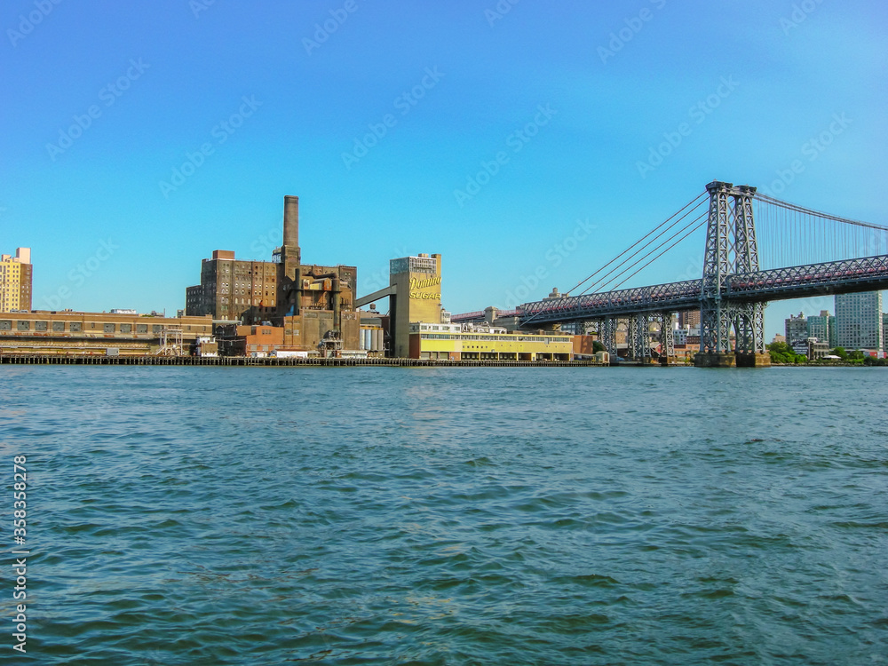 Naklejka premium New York city panorama united states