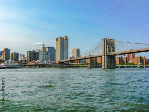 New York city panorama united states
