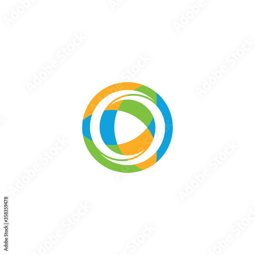 a Colorful Abstract logo / icon design