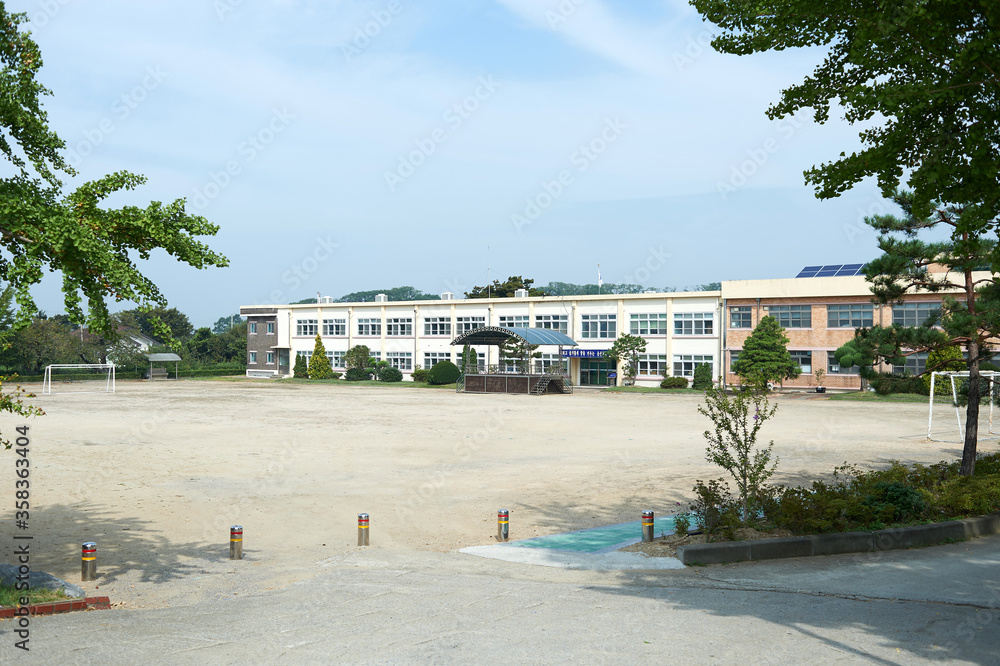 Elementary School in Seosan-si, South Korea.
