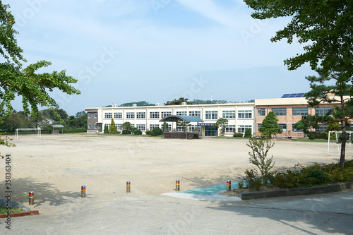 Elementary School in Seosan-si, South Korea. 