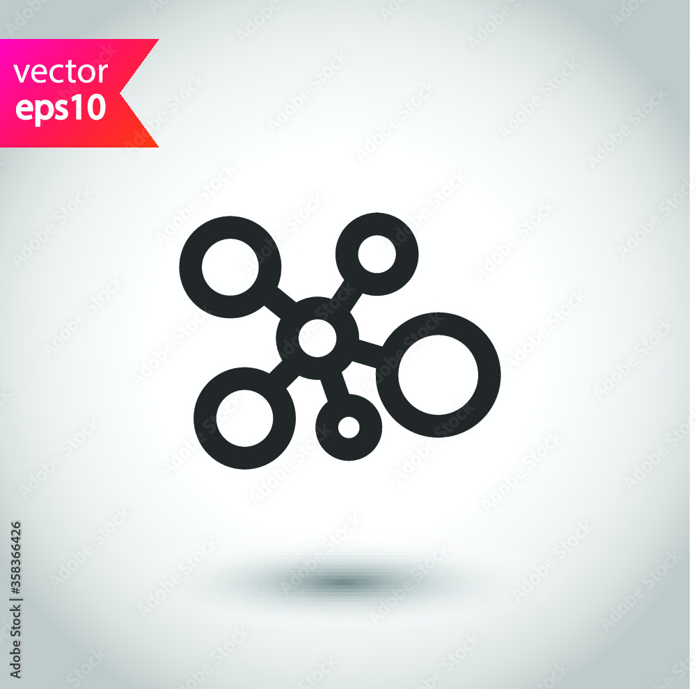 Molecule icon. DNA vector icon. Laboratory molecule flat sign design. Nano DNA line icon. EPS 10 flat symbol pictogram Molecule icon. DNA vector icon. Laboratory molecule flat sign design. Nano DNA line icon. EPS 10 flat symbol pictogram