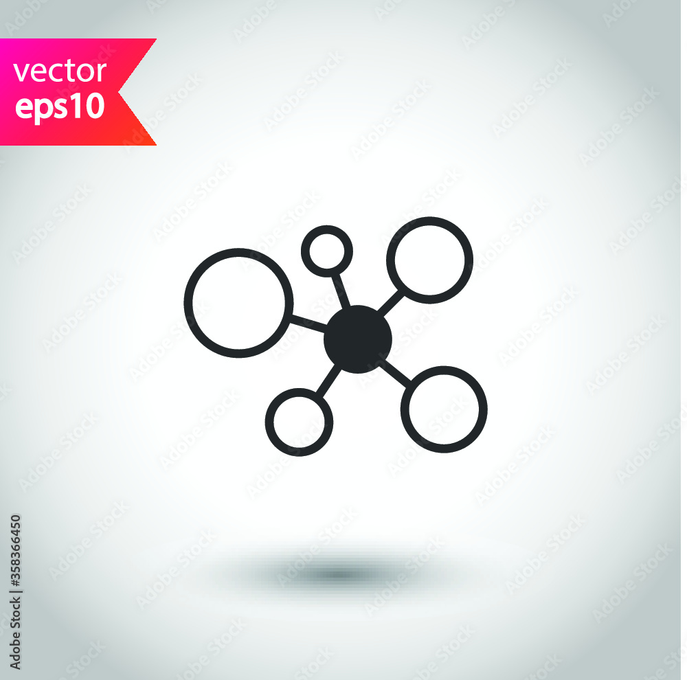Molecule icon. DNA vector icon. Laboratory molecule flat sign design. Nano DNA line icon. EPS 10 flat symbol pictogram Molecule icon. DNA vector icon. Laboratory molecule flat sign design. Nano DNA line icon. EPS 10 flat symbol pictogram