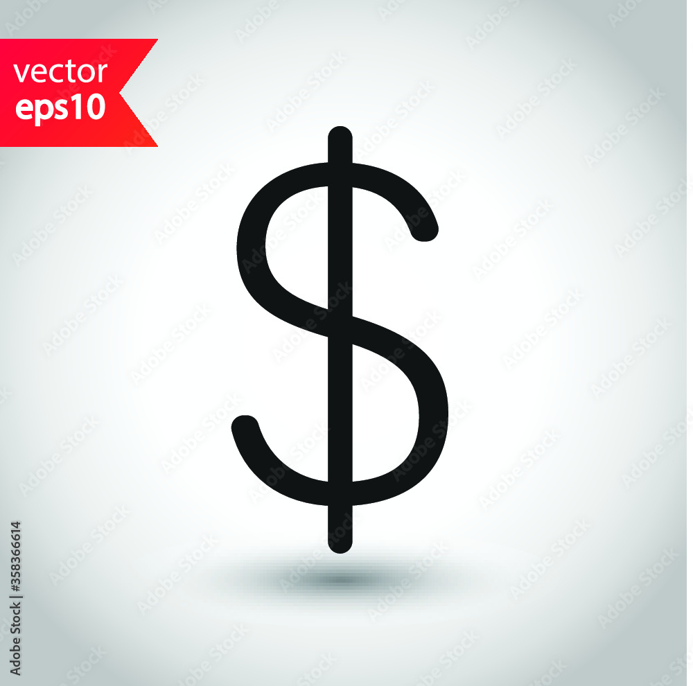 Money vector icon. Dollar flat sign design. Cash flat icon. Business finance symbol pictogram Money vector icon. Dollar flat sign design. Cash flat icon. Business finance symbol pictogram