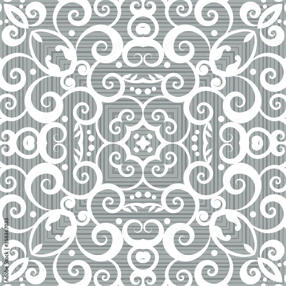 Gray styled seamless repeat pattern wall tiles, Decor For home, Moroccan tiles, ornaments, or wall decor on marble, it also can be used for wallpaper, linoleum, textile, webpage
Gray styled seamless repeat pattern wall tiles, Decor For home, Moroccan tiles, ornaments, or wall decor on marble, it also can be used for wallpaper, linoleum, textile, webpage
